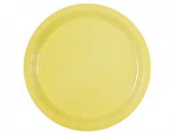 Тарелка Пастель желтая