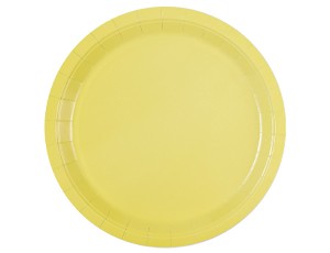 Тарелка Пастель желтая