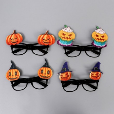 Карнавальные очки «Злые тыквы. Хэллоуин», МИКС