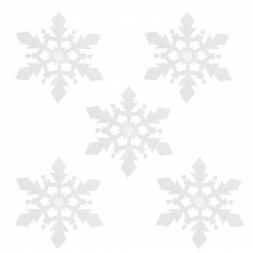 Декоративное украшение Снежинки Льдинки, Белый