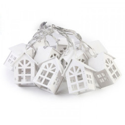 Светодиодная гирлянда &quot;Нить. Белые домики&quot;