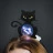 Светодиодный ободок, Черная кошка