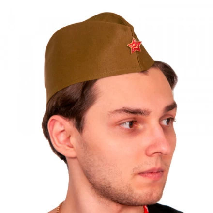 Пилотка солдатская со звездой