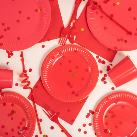 Сервировочные салфетки, Bouquet Colour, Красный