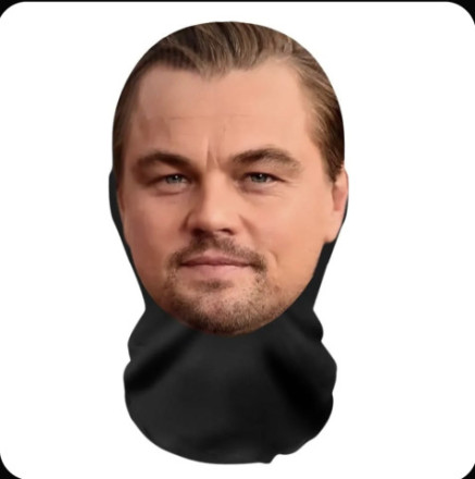 Маска балаклава Ди Каприо 3D сетка
