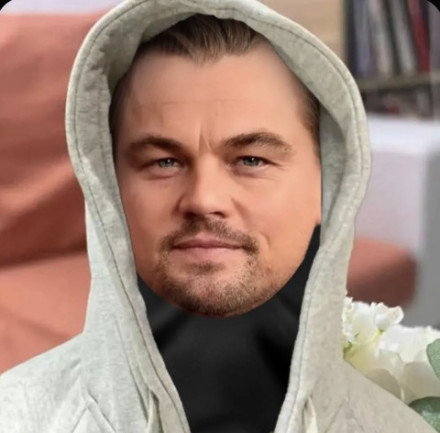 Маска балаклава Ди Каприо 3D сетка