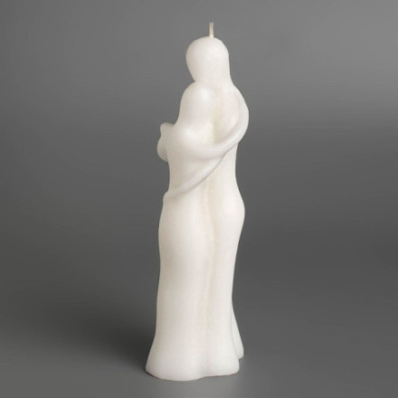 Свеча декоративная «Влюбленная пара», белый