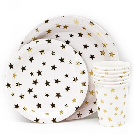 СтаканыЗолотые звезды, Белый