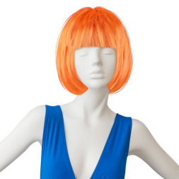 Парик карнавальный, Каре, Оранжевый