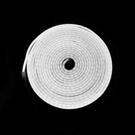 Светодиодная гирлянда, Дюралайт 120 Led/м, с адаптером, 6*12мм,12v, Белый
