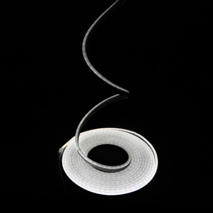 Светодиодная гирлянда, Дюралайт 120 Led/м, с адаптером, 6*12мм,12v, Белый