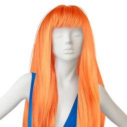 Парик карнавальный, Классик, Оранжевый