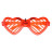 Светодиодные очки, Сердце, Красный