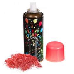 Спрей Серпантин Красный