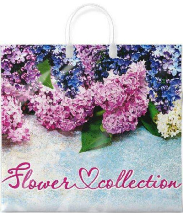 Пакет из мягкого пластика &quot;Сандра&quot;  с пластиковыми ручками