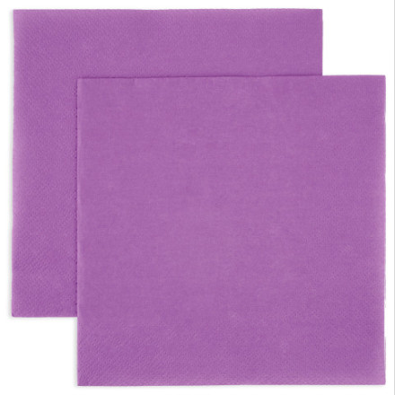 Сервировочные салфетки, Однотонные, Сиреневый
