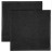 Сервировочные салфетки, Однотонные, Черный
