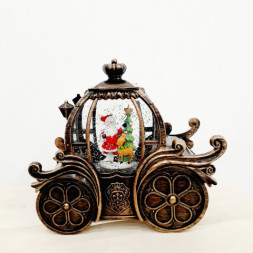 Новогодний светодиодный фонарь Карета