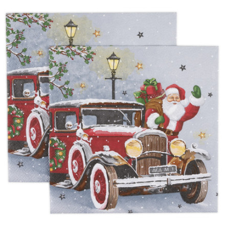 Салфетки, Дед Мороз приехал