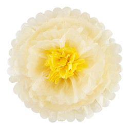 Цветок, Слоновая кость/Желтый