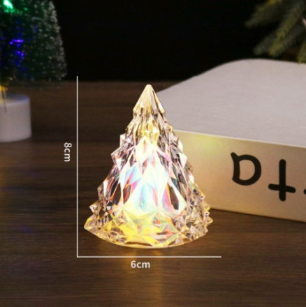 Светодиодная новогодняя свеча &quot;Елочка&quot; холодный свет