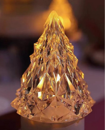 Светодиодная новогодняя свеча &quot;Елочка&quot; теплый свет