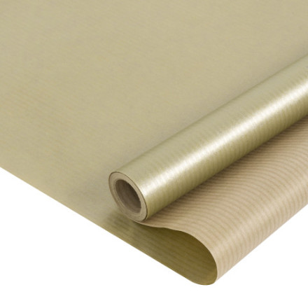 Упаковочная бумага, Крафт 40гр Античное золото