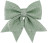 Декоративный бант Праздничный, Мятный, с блестками