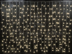 Новогодняя светодиодная гирлянда &quot;Водопад&quot; теплый цвет