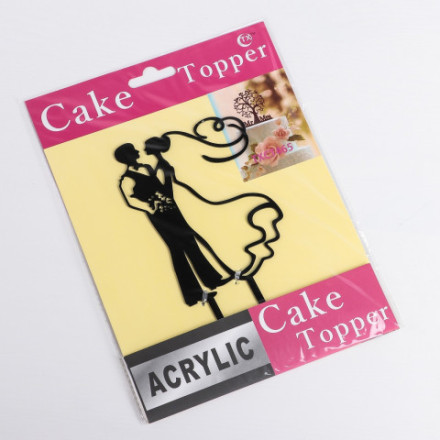 Распродажа! Топпер Влюбленная пара, чёрный