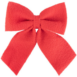 Декоративный бант Праздничный велюр, Красный