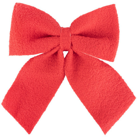 Декоративный бант Праздничный велюр, Красный