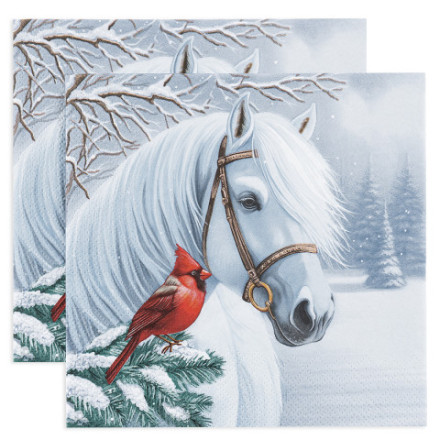 Сервировочные салфетки, Волшебная лошадь