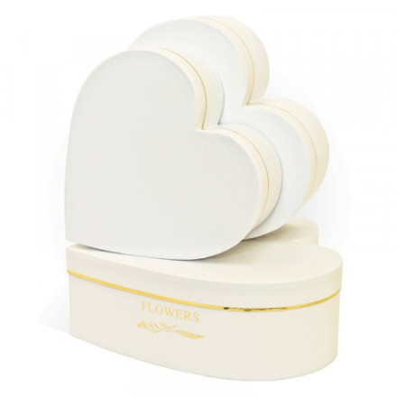 Коробка Сердце, Белый