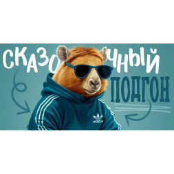 Конверт для денег &quot;Сказочный подгон&quot; Капибара спорт стайл