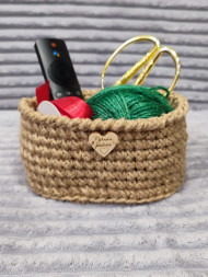 Корзинка из джута