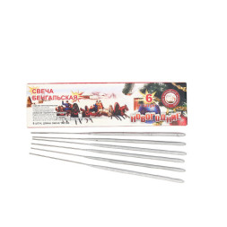 Бенгальская свеча &quot;Новогодние&quot; (артикул СБ160Н6)