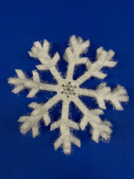 Снежинка 3D мягкая, пушистая, пенополиуретан