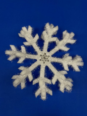 Снежинка 3D мягкая, пушистая, пенополиуретан