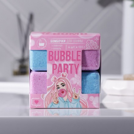 Набор бурлящих кубиков Bubble party