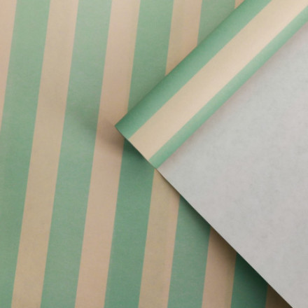Бумага упаковочная для цветов «Полоски», 100 × 70 см, МИКС