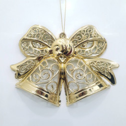 Новогодняя игрушка Колокольчики золотые