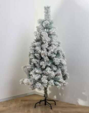 Сосна заснеженная искусственная на подставке