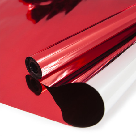 Архив Упаковочная пленка Красный, Металлик
