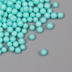 Декор для творчества пенопласт «Ассорти шариков», бирюзовый