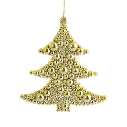 Елочное украшение Ёлочка в золоте