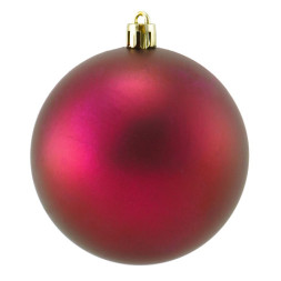 Набор новогодних елочных шаров Бургундия, матовый