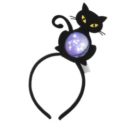 Светодиодный ободок, Черная кошка