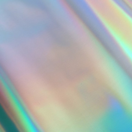 Плёнка матовая с иридисцентным переливом, для флористики, белый - голубой