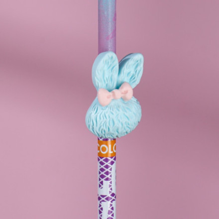 Свеча в торт &quot;Заячьи ушки&quot;, МИКС